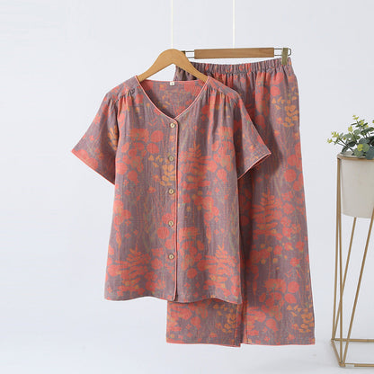 Ownkoti Short Pants and Short Sleeve Crop Top Set for Comfort and Style