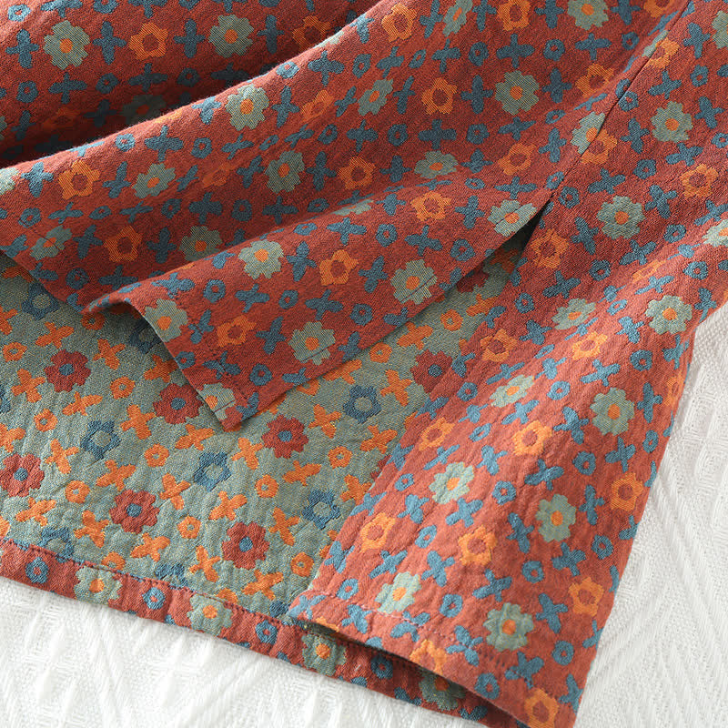 Ownkoti Women's Floral Round Neck Soft Cotton Sleep Dress - Comfortable and Elegant Nighttime Companion