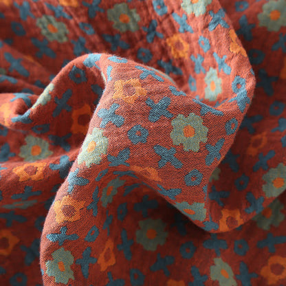 Ownkoti Women's Floral Round Neck Soft Cotton Sleep Dress - Comfortable and Elegant Nighttime Companion