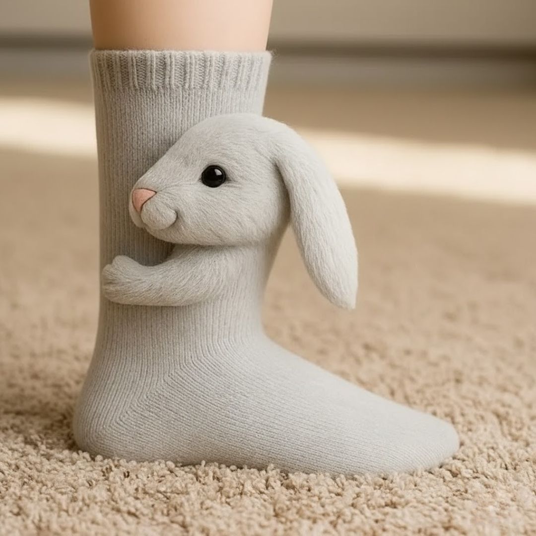 HUGGY Cozy Animal Socks