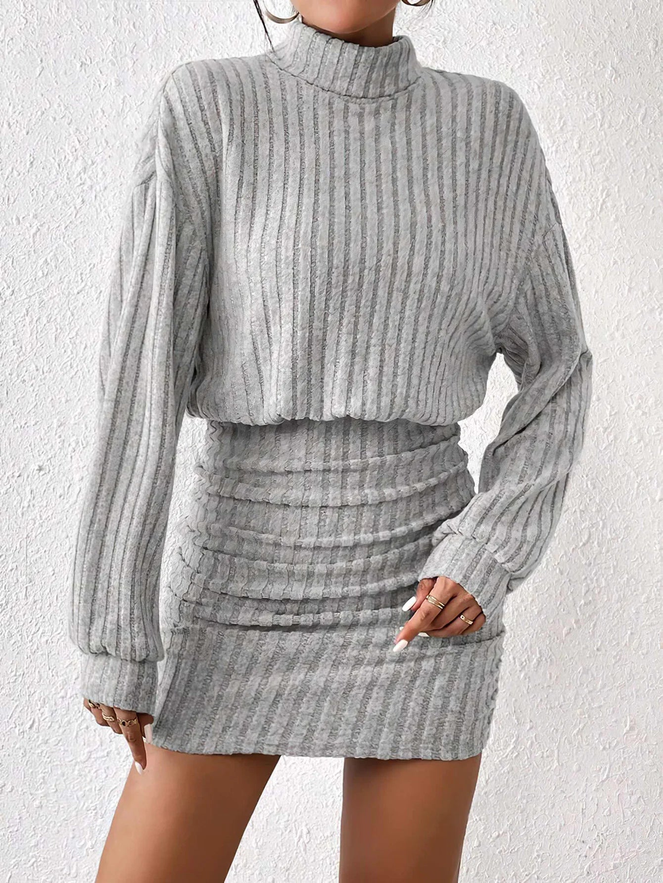 Cozy Knitted Sweater Dress