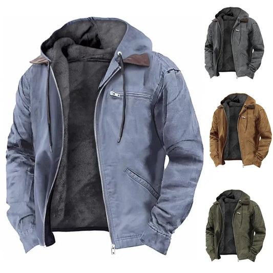 Retro Hooded Street Jacket
