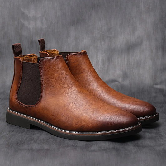 Retro Chic Chelsea Boots