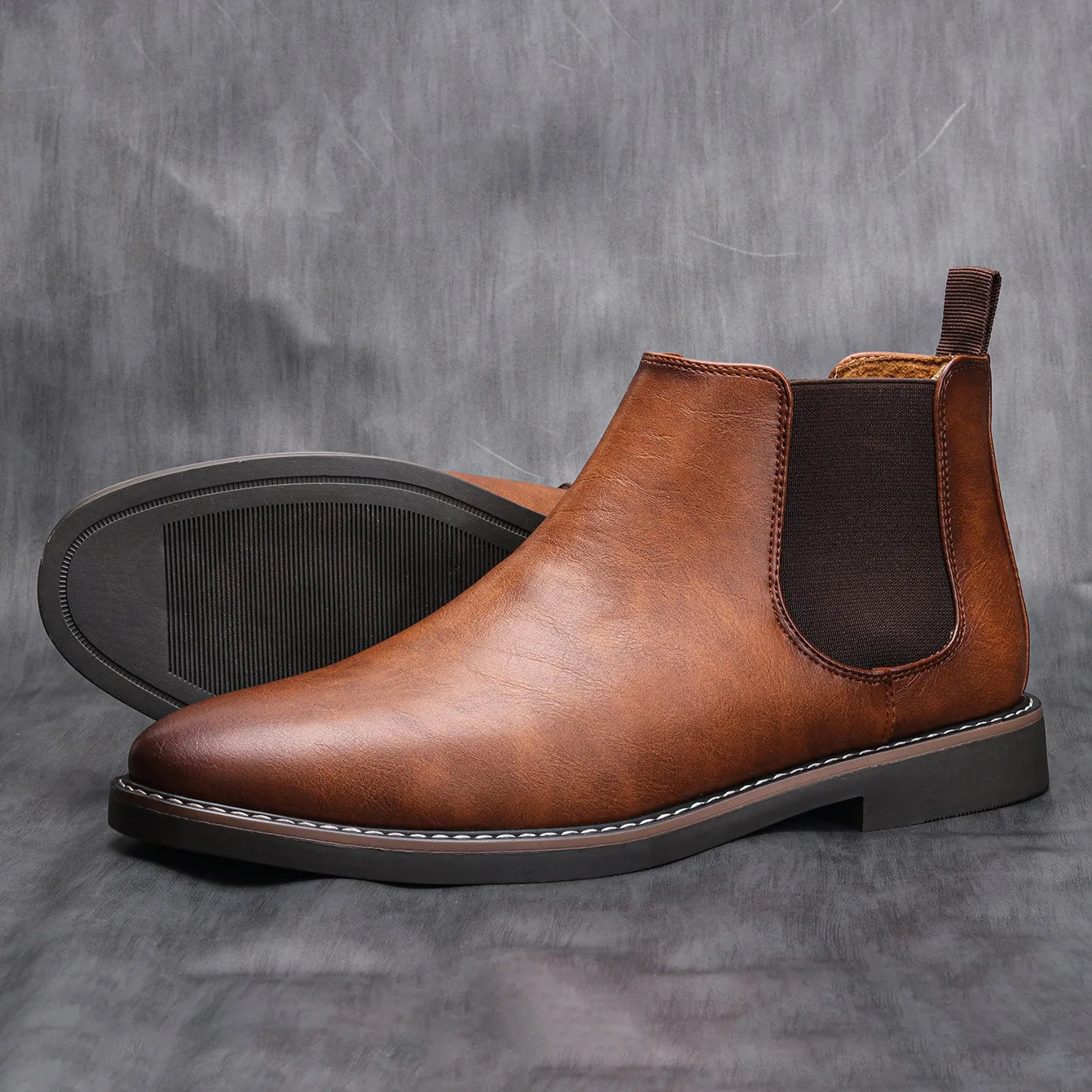Retro Chic Chelsea Boots