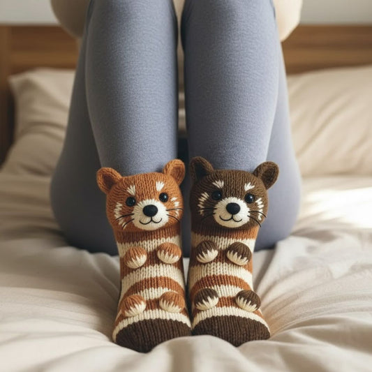 HUGGY Cozy Animal Socks
