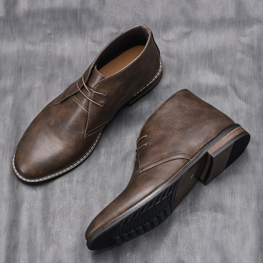 Vintage Leather Ankle Boots