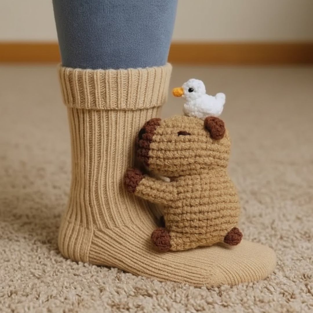 HUGGY Cozy Animal Socks