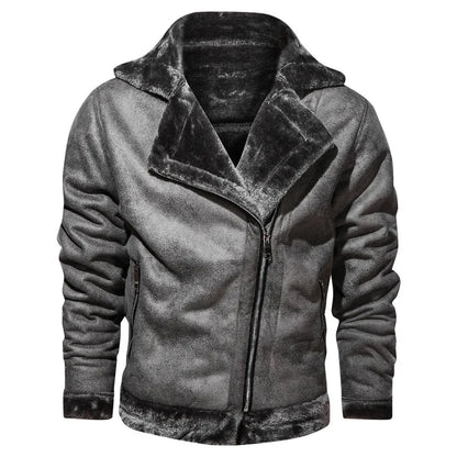Cozy Winter Leather Jacket