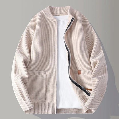 Ribbed Texture Knit Jacket