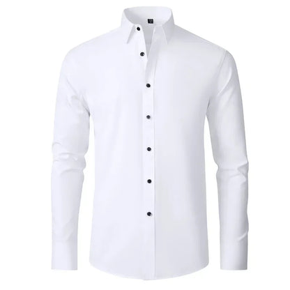 Silky No-Iron White Shirt