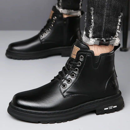 Retro Men's High Top Boots