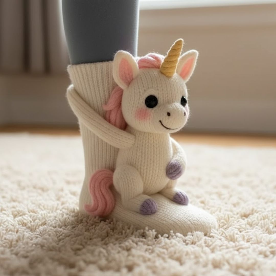 HUGGY Cozy Animal Socks
