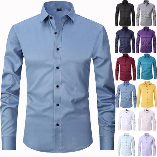 Silky No-Iron White Shirt
