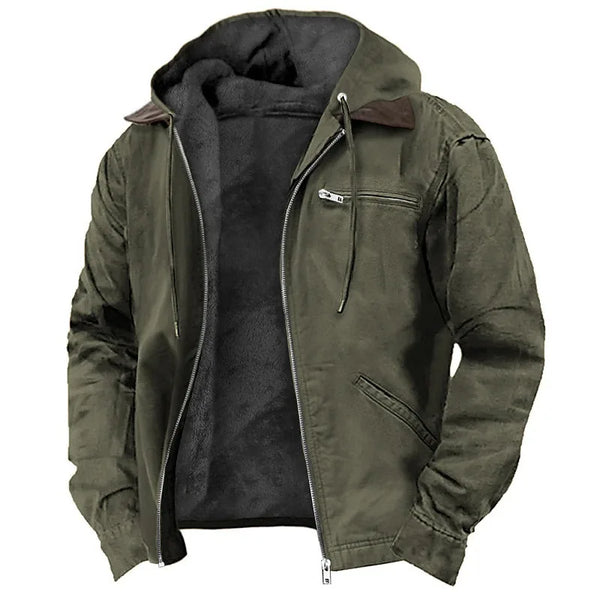 Retro Hooded Street Jacket