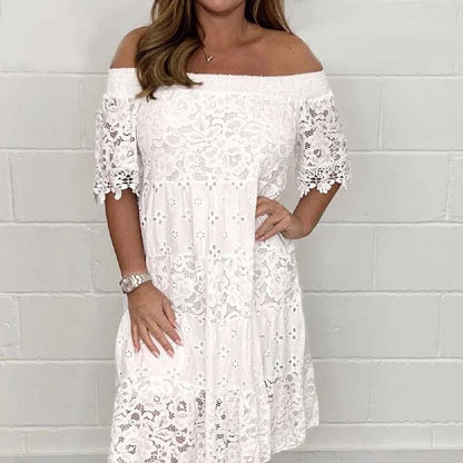 Patchwork Strapless Dress For Women